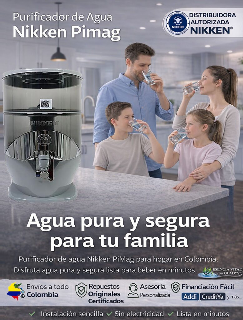 Purificador de agua para la familia.